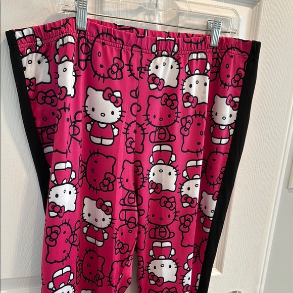 SHEIN 3XL Fuchsia Hello Kitty Lounge Flare Pants - Picture 6 of 14